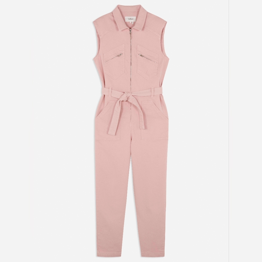 Ba&sh Pink Wally Jumpsuit